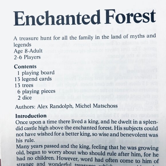 Complete ~ Vintage 1987 Enchanted Forest Treasure Hunt Ravensburger Board Game - Picture 8 of 8